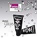 Fantasy Nails Crystal Glue, Professional UV/LED Nail Adhesive, Black