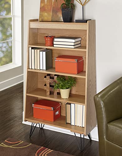 Perry Bookcase With Iron Legs #TOP1