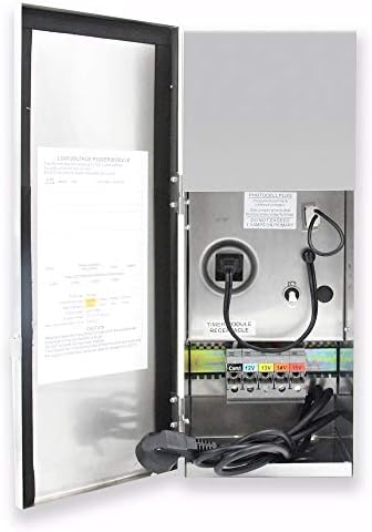 Cheesision 300 Watt (12V-13V-14V-15V) Multi-Tap Low Voltage Transformer for Landscape Lighting
