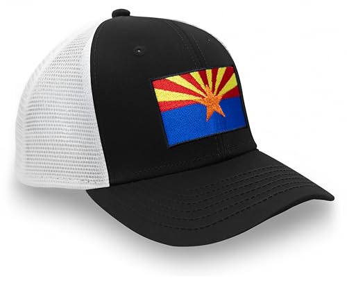 Image of International Tie State Hat for Men and Women, Adjustable Snapback Trucker Baseball Cap with Embroidered Patch