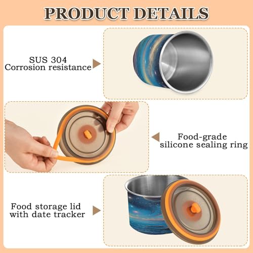 Envase Hermético para Café de Acero Inoxidable 500 ml miniatura 4