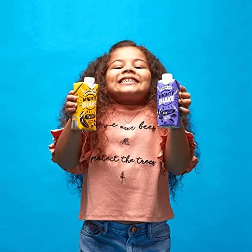 MIGHTY Chocolate Shakes | 100% Vegan Drink | Dairy, Soy & Gluten Free | Plant Milkshake Alternative | High Protein Ready To Drink | 12 x 330ml Cartons | Made In The UK