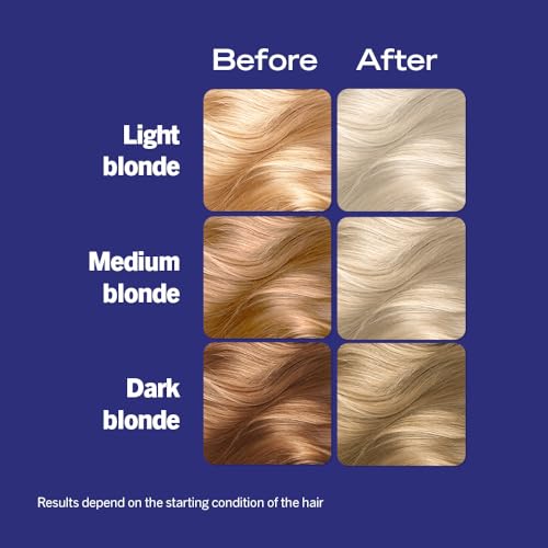 Schwarzkopf LIVE Intense Colour Frosty Blonde Permanent Hair Dye B11, Long Lasting Blonde Hair Colour for Up to 80% Less Hair Breakage, Hair Lightener with anti-brassiness effect