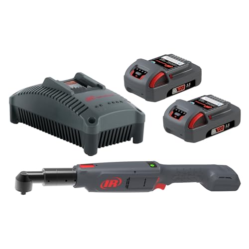 Ingersoll Rand QCN2A30S6-K2 3/8" 20V Cordless Angle Clutch Tool 2 Battery Kit, 30 Nm, 300 RPM, Non-Programmable