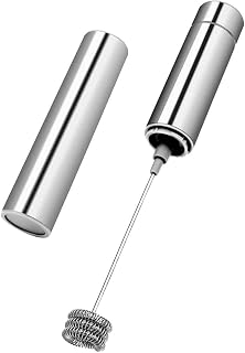 For Electric Milk Frother Double Creamer Pump Stainless Steel, Create Perfect Foam Fast, Premium Quality Hand Pump with Double Stirring Head, Multi-purpose Kitchen Gadget for