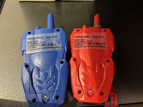 Lot de 2 Talkie-Walkies pour Enfants, Jouet araignée pour garçons, Radio bidirectionnelle, Jouet d'extérieur, Cadeau de Camping pour garçons de 3 à 5, 3, 4, 5, 6, 7, 8 Ans – vue 8