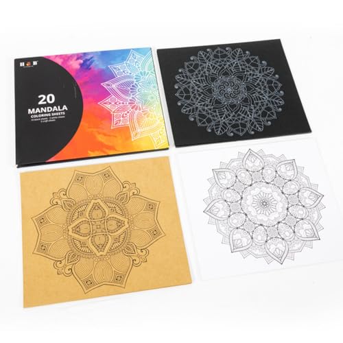 Livre de coloriage mandala pour soulager le stress de Diwali