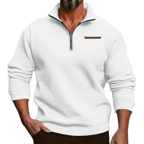 Pull à fermeture éclair 1/4 pour homme idéal pour vos randonnées et sorties fraîches