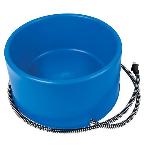 Farm Innovators P-60B 60-Watt Premium Heated Pet Dog & Cat Water Bowl Blue #TOP1