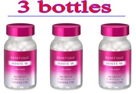 Shiseido Benefique White W 3 Bottles