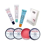 Smith's Rosebud Lip Balm Bulk- 3x0.5oz Premium All Purpose Lip Gloss Tubes & 3x0.8oz Lip Treatment S