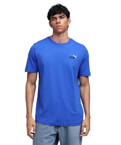T-shirt PUMA Ess 2 Color Small Nº1 Logo homme en coton taille M
