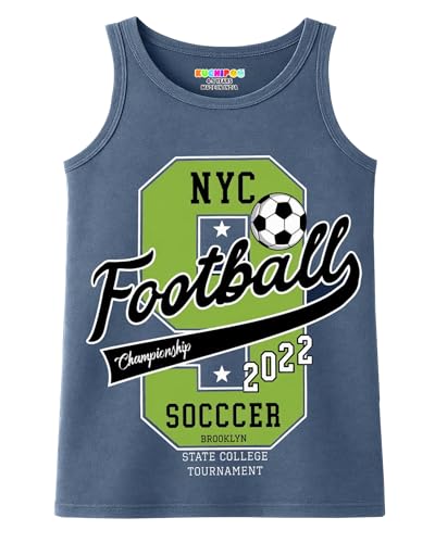 Image of Kuchipoo Boys Sleeveless Cotton T-Shirt | Cute Graphic Print | Soft & Breathable Fabric | Round Neck Summer Top | Casual for Kids | Pack of 5