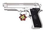 KWC Pistola Airsoft M92 Model Silver Calibre 6mm. Potencia 0,5 Julios …