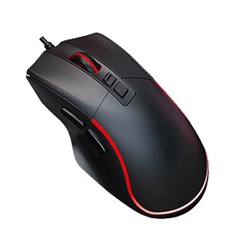 Souris ergonomique filaire silencieuse JUSHZ tactile pour gaming et bureau