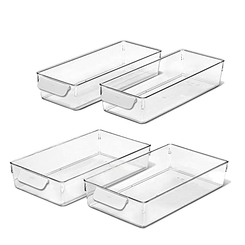 OXO Good Grips 4-Piece Fridge Storage Bin Starter Set - Detailed View