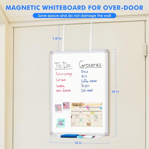 Pizarra blanca magnética maxtek con gancho ajustable de brazo largo fácil de instalar 2