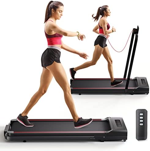 Freepi Treadmill-Under Desk Treadmill-2 in 1 Folding Treadmill-Walking pad-Treadmill 340 lb Capacity