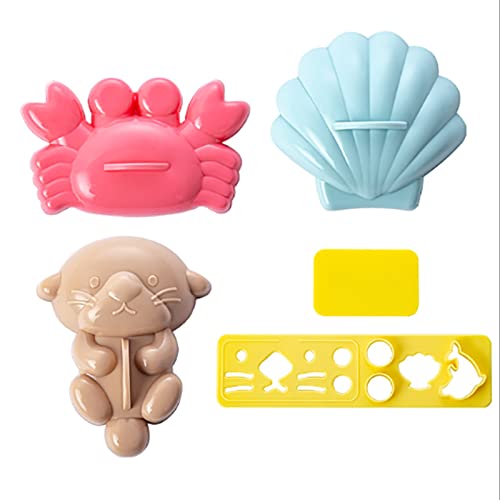 YLWX Moule À Boules De Riz, Kit de Fabricant De Rice Ball pour Fabrication De Moules À Sushi Kimbap Cover