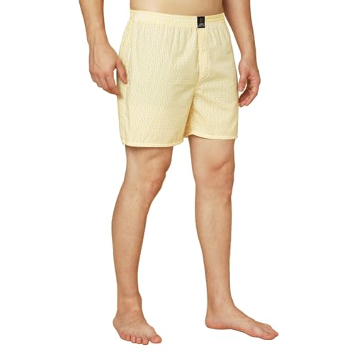 Image of Urban Scottish Ultra-Comfortable Men's Boxer Pants (Pack of 5) - 100% Cotton Material with A Stylish Print - Soft and Stretchy Elastic Waist Band - Dynamic Movement and Hardwearing Stitching