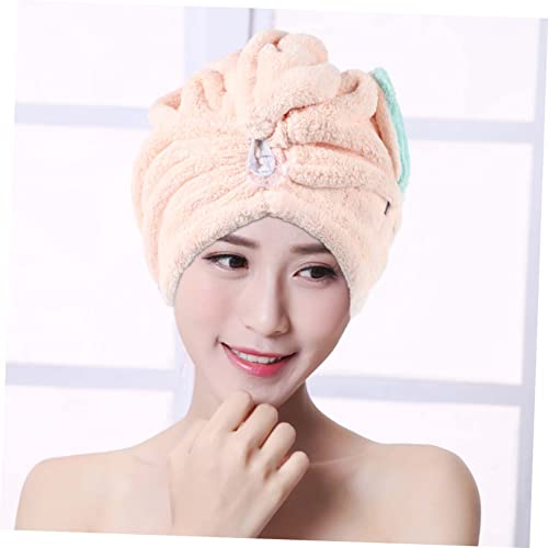 Balacoo Gorro De Cabelo Seco Boné Secador De Cabelo Rápido Touca De Toalha De Turbante De Cabelo Toa