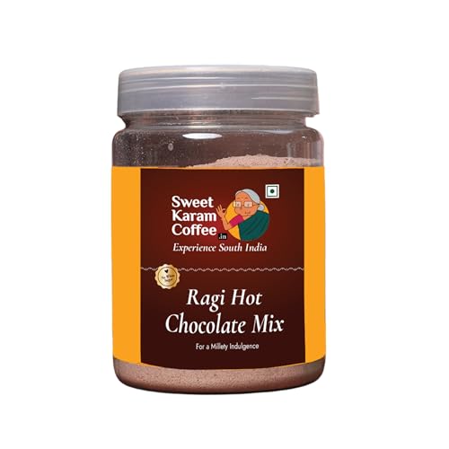 Sweet Karam Coffee Ragi Hot Chocolate Mix | 150 Grams | Ready-to-Mix Milk Mix Powder | Ragi Health Drink For Kids |Free From Preservatives, White Sugar, Artificial Colours and Flavours (B0D92LW59G) Amazon Price History, Amazon Price Tracker