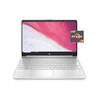 HP 15-inch HD Laptop, AMD Ryzen 7 3700U Processor, 8 GB RAM, 256 GB SSD, Windows 10 Home (15-ef0022nr, Natural Silver)