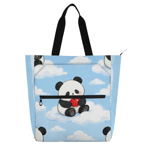 Bolsa de lecciones de piano con panda animado, regalo ideal para niños y niñas