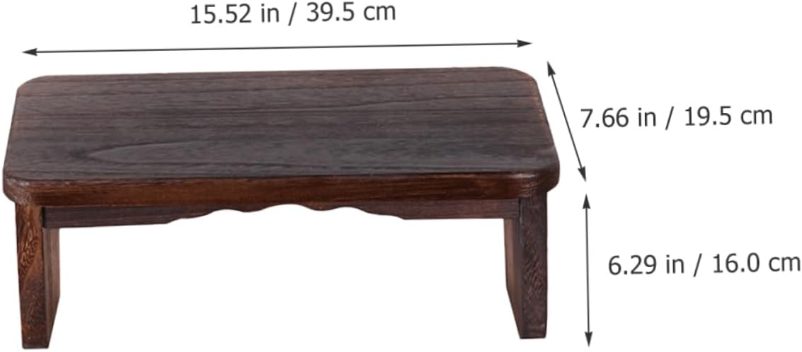 Ergonomic Kneeling Chair Foldable Bench Small Stool Meditation Chair Wood Temple Stool