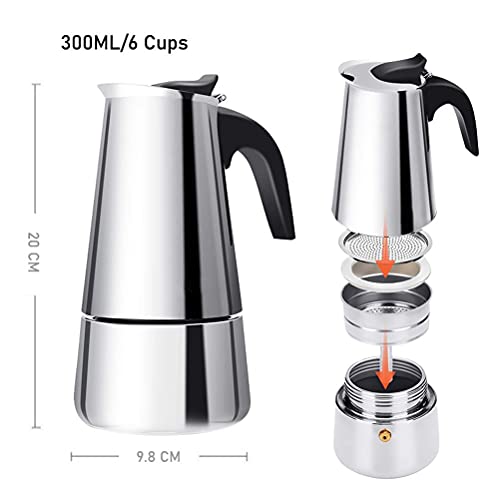 Cafetera Moka con capacidad 450 mL miniatura 2