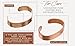 DEMMEX 3mm Thick Copper Bracelet for Men & Women – 100% Pure Solid Turkish Copper Cuff Bangle, Heavy-Gauge & Uncoated, Non-Magnetic – 1/8