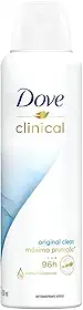 Dove Desodorante Antitranspirante Aerossol Clinical Original Clean 150ml