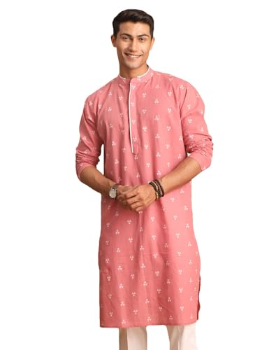 Image of Shvaas By Vastramay Men's Green Cotton Kurta