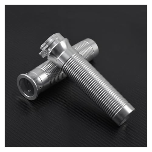 Puños manillar 1'' de aluminio mecanizado y goma densa para acabados custom