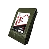 siwitec Abdeckplane 140 g/m² | 2 m x 3 m | Gewebeplane mit Ösen und verstärkten Ecken | wasserfeste Schutzplane in versch. Größen | Plane für Gartenmöbel, Holz und Boote | Holzplane