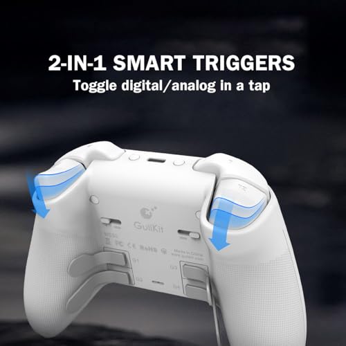 Image of GuliKit KK3 MAX Game Controller-Hall Effect Joysticks,Analog & Digital Triggers, 1000HZ Polling Rate,Maglev /HD /Rotory Vibration,Compatible with Switch /PC /Android /iOS, Switch 2 Wake Up