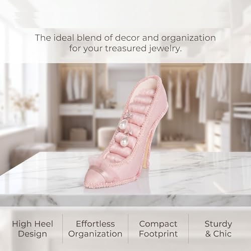 High Heel Ring Holder-Jewelry Holder Stand for Earrings Necklaces Rings — view 6
