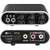XTUGA PH3 Gaming DAC Headphone Amplifier Stereo Mini Portable Sound Card Audio Converter USB Type C to RCA Fit for PC/PS4/PS5/MAC