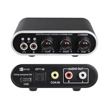 XTUGA PH3 Gaming DAC Headphone Amplifier Stereo Mini Portable Sound Card Audio Converter USB Type C to RCA Fit for PC/PS4/PS5/MAC