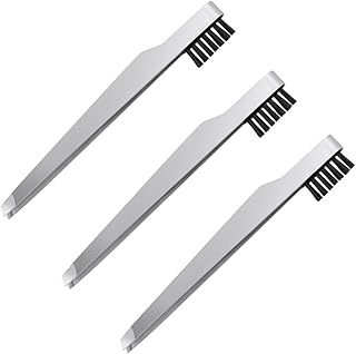 3 pinzas de acero inoxidable para cejas, herr...