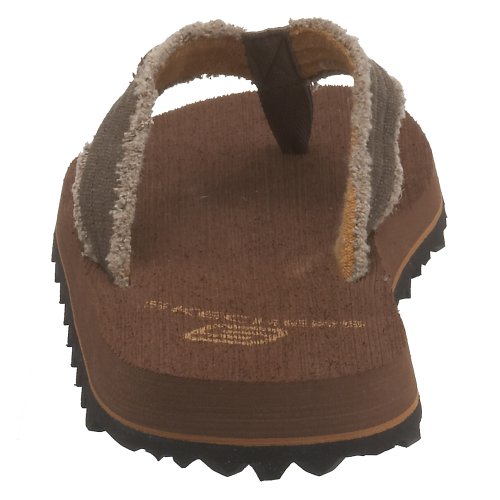 Skechers USA Men's Fray Cotton Thong,8 