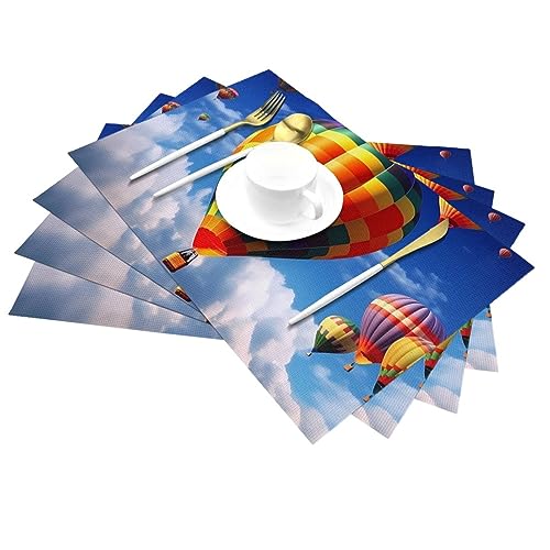 Sets de table montgolfière pour protéger et décorer la table au quotidien - 4