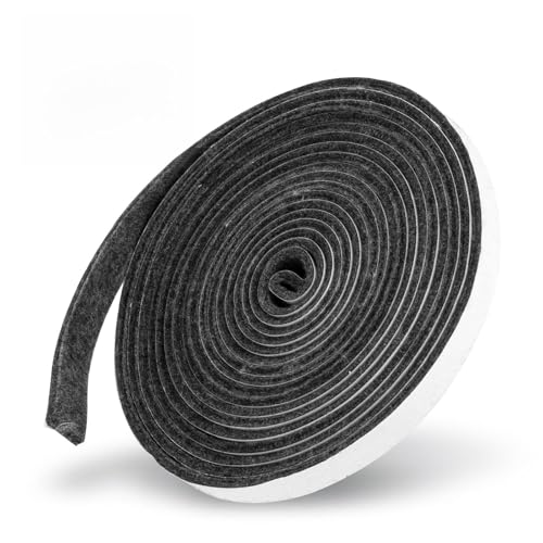 1/2 x 1/8 High Temp Smoker Gasket Replacement LavaLock for Smoker Seal Smoker Door Gasket for BBQ Smokers and Grills 15 Foot Self Stick Grill Gasket