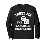Photo Gallery traduttore di lingua divertente fiducia interprete grafico maglia a manica Photo Gallery traduttore di lingua divertente fiducia interprete grafico maglia a manica