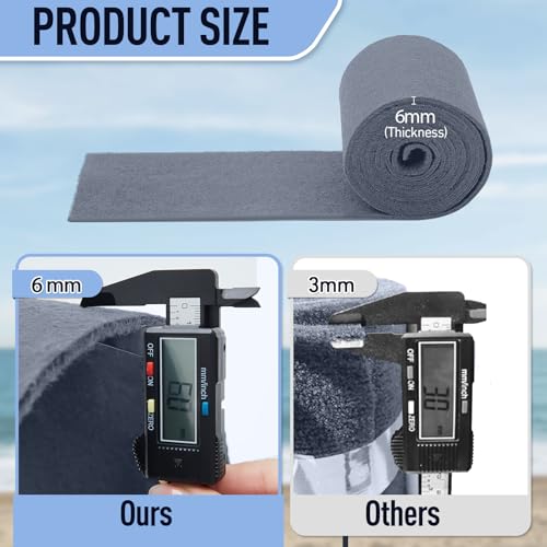 image for Timgle 12 Inches x 32 ft Boat Trailer Bunk Carpet Polyester Marine Gra