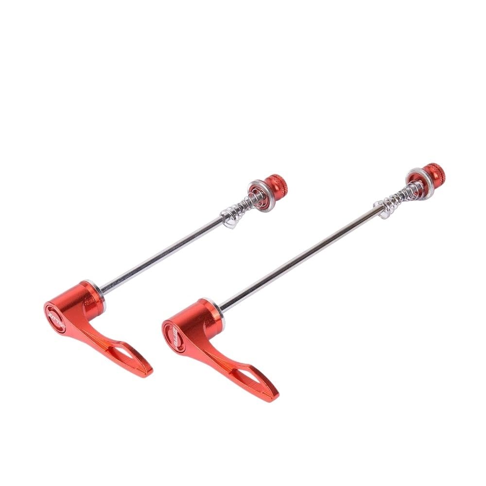 Fahrrad Schnellspanner Fahrrad Schnellspanner Bolzen Nabe Spieße Hebel Achse Straße Mountainbike Ersatz Radfahren Teile Vorne 100mm Hinten 135mm heißer Schnellspanner Fahrrad(Red)