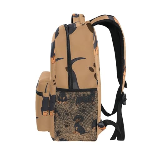 Printed Elementary School Backpack for Boys Girls, Lightweight Kids Travel Backpack, Back to School Supplies, 16 in4