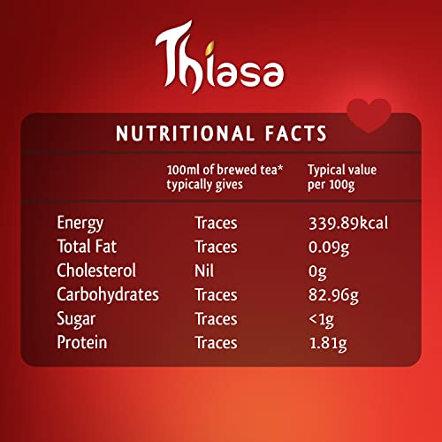 Thiasa Sulaimani Chai Arabica 100g | Aromatic blend of Black Tea, Lemon, Ginger, Cinnamon, Cardamom, Cloves | 50g X 2 packs