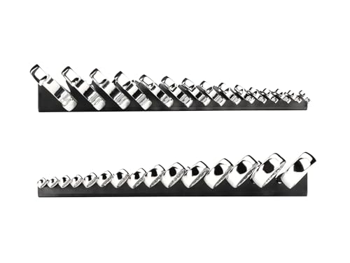 Jeu de clés mixtes TEKTON forgées avec soin avec rack de transport robuste WCB92106