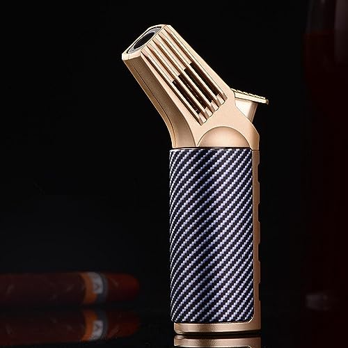 Encendedor de llama ajustable recargable a butano miniatura 3